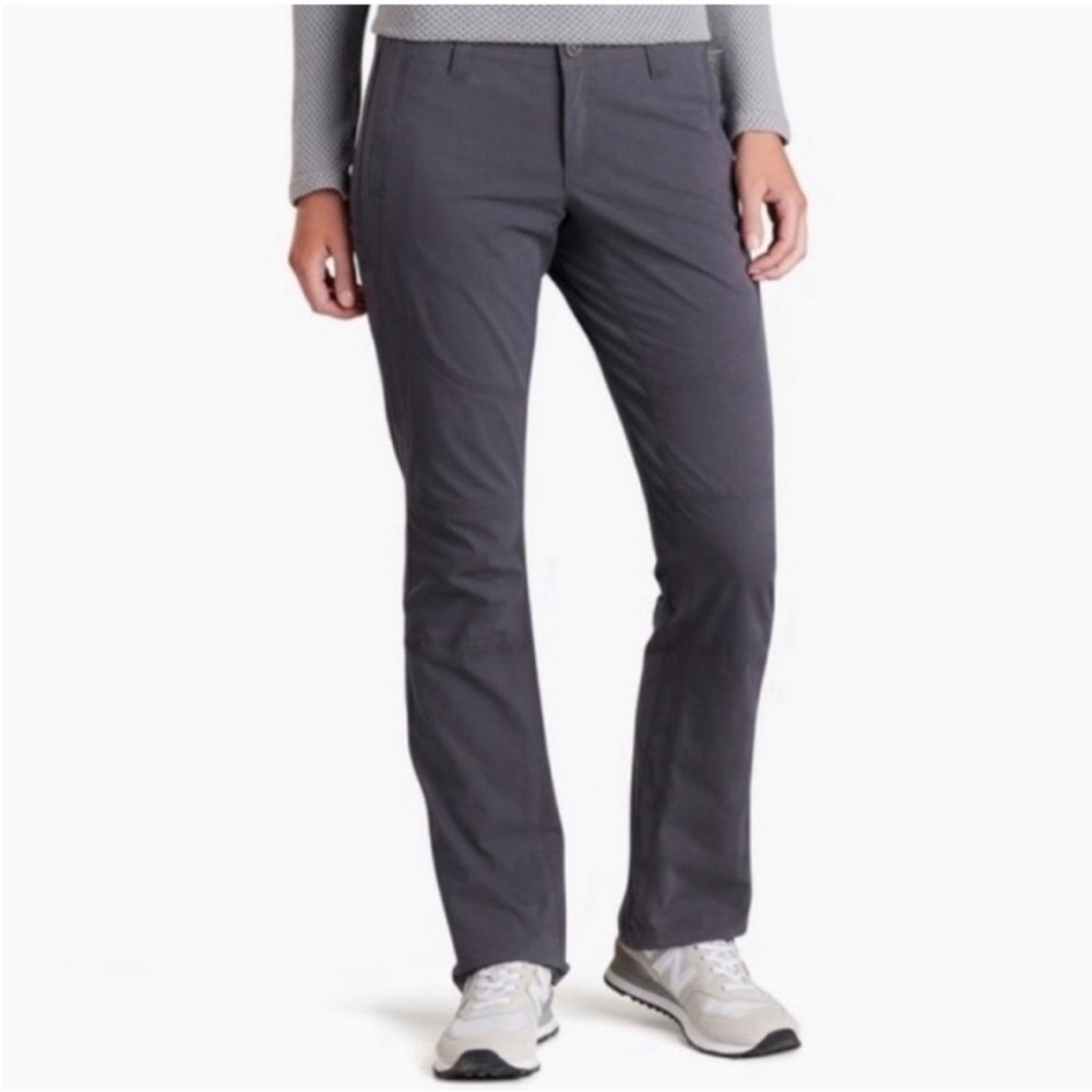 KUHL NWT Spire Roll-Up 32” Inseam Grey Hiking Outdoor Pants Size 8 Reg UPF 50+